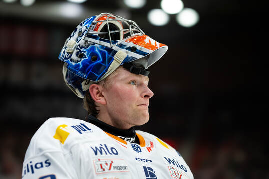 Växjös målvakt Ludvig Persson