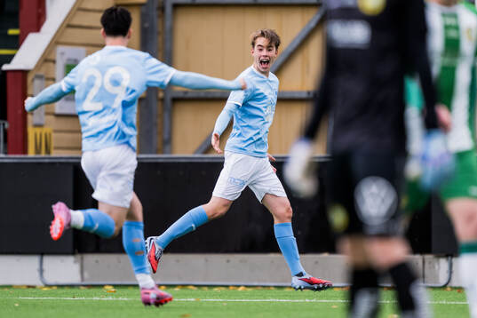 Malmö FFs Frans Silbersky jublar