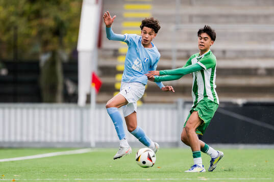 Malmö FFs Leon da Silva och Hammarbys Leon Smars