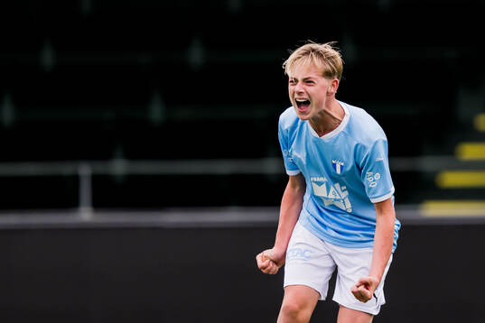Malmö FFs Edvin Trygg jublar