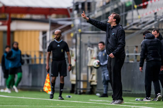 Hammarbys tränare Albin Brandt