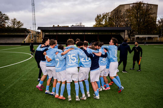 Malmö FFs spelare jublar