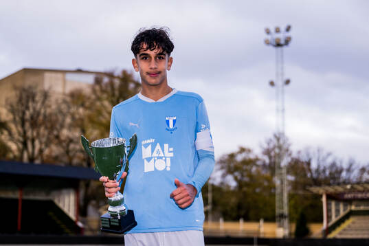 Malmö FFs Amir Osman jublar