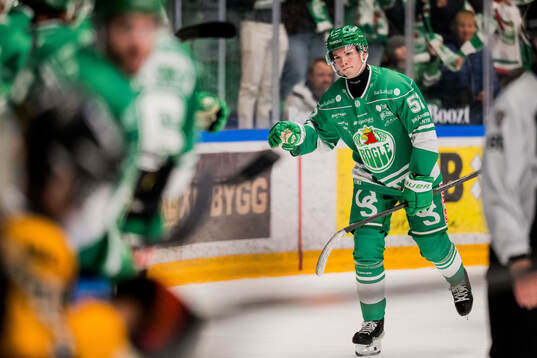 Rögles Felix Nilsson jublar