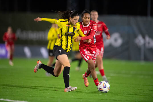 Häckens Andrea Simonovic och Elfsborgs Vanessa Lopez