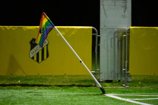 under fotbollsmatchen i Elitettan mellan Häcken och