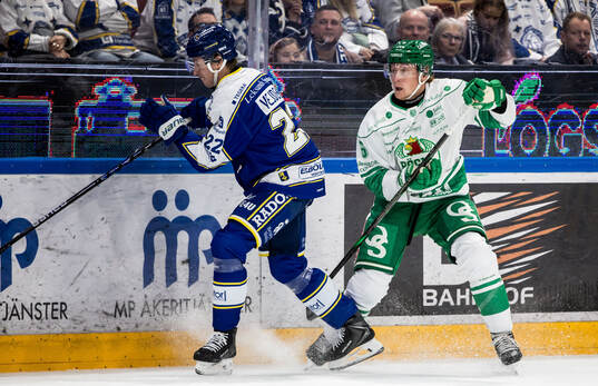 Leksands Lukas Vejdemo och Rögles Paul LaDue