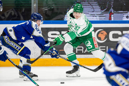 Leksands Victor Johansson och Rögles Isac Solberg