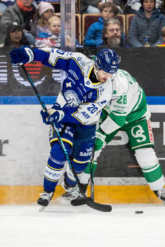 Leksands Nolan Stevens och Rögles Anton Bengtsson