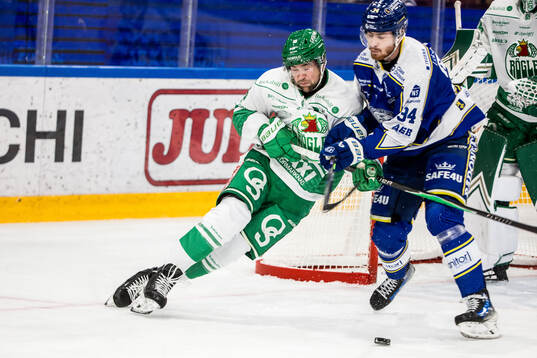 Rögles Lukas Ekeståhl-Jonsson och Leksands Peter Cehlarik