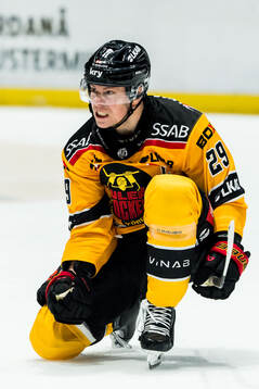 Luleås Erik Gustafsson jublar