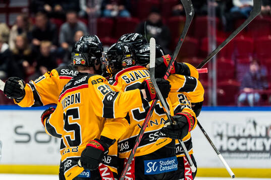 Luleås spelare jublar
