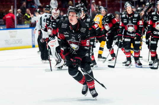 Malmö Redhawks Fredrik Händemark jublar