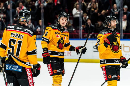 Luleås Markus Nurmi, William Håkansson och Heikki Liedes