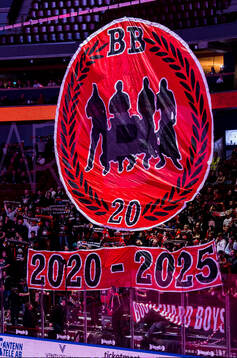 Malmö Redhawks supportrars tifo