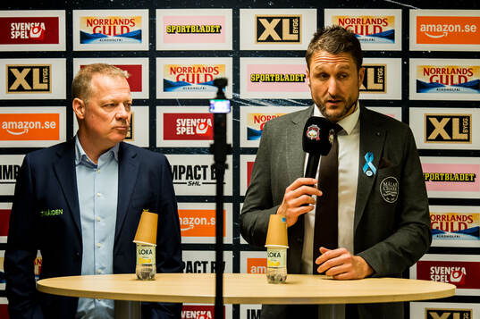 Luleås assisterande tränare Ulf Engman och Malmö