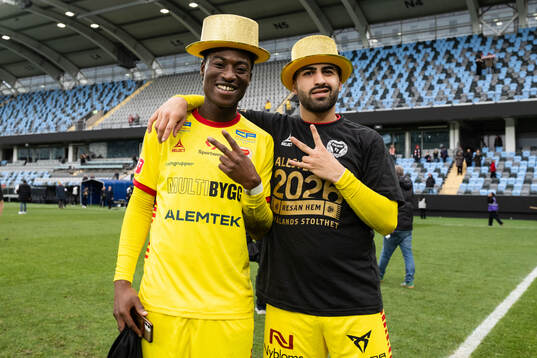 Kalmars Chukwuemeka Paul Nnamani och Saba Mamatsashvili