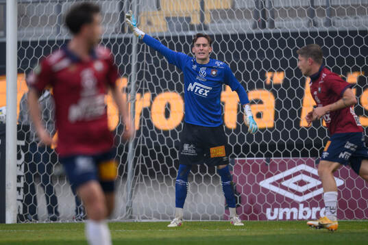 Örgrytes målvakt Hampus Gustafsson