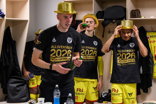 Kalmars målvakt Samuel Brolin, Zakarias Råvik , Anthony