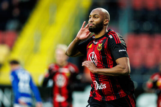 Östersunds Jabir Abdihakim Ali jublar