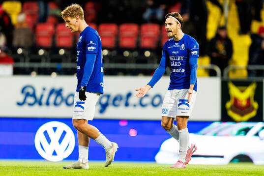Trelleborgs Tobias Karlsson och Felix Hörberg deppar