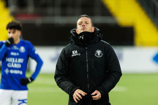 Trelleborgs tränare Kristian Haynes deppar