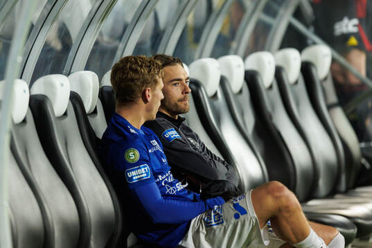 Trelleborgs Tobias Karlsson och Felix Hörberg deppar