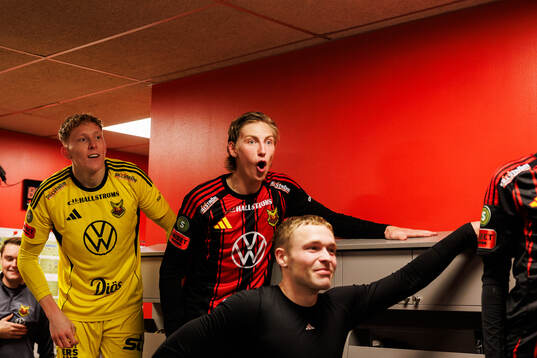 Östersunds Albin Sporrong jublar