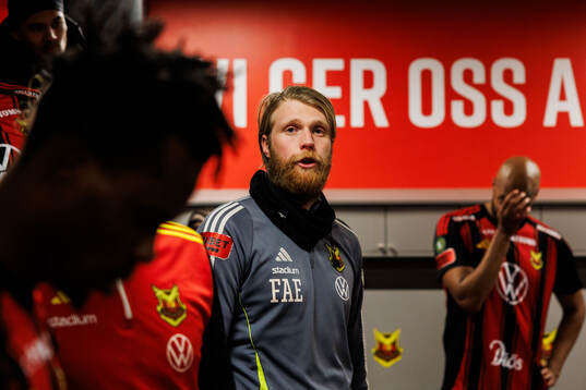 Östersunds assisterande tränare Fredrik Aasmund Eliassen