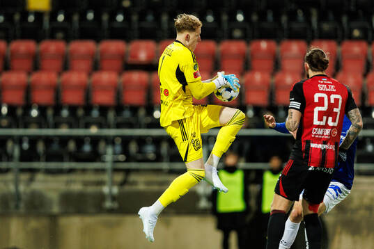 Östersunds målvakt Rasmus Forsell