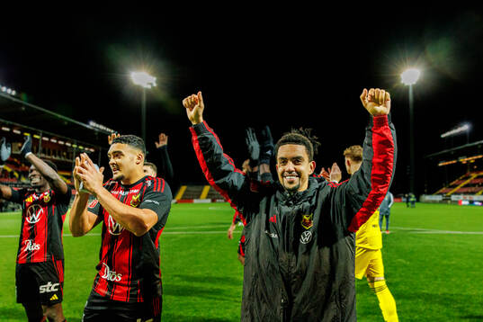 Östersunds Erick Brendon Pinheiro Da Silva jublar