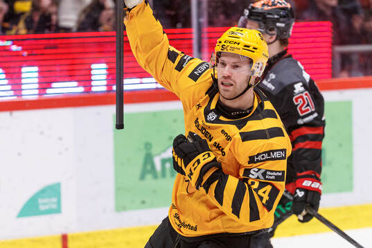 Skellefteås Oscar Lindberg jublar