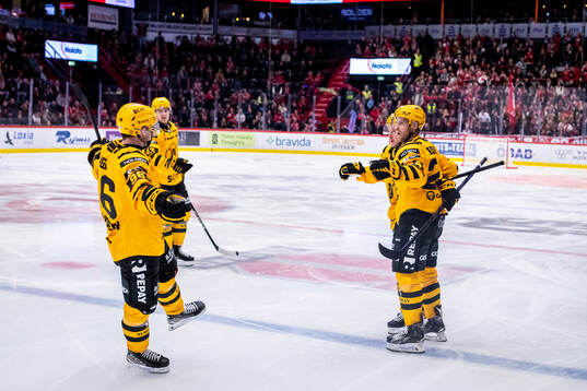 Skellefteås Oscar Lindberg jublar