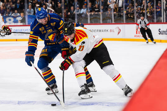 Djurgårdens Jacob Josefson och Brynäs Mattias Norlinder