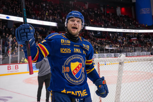 Djurgårdens Jesper Pettersson jublar