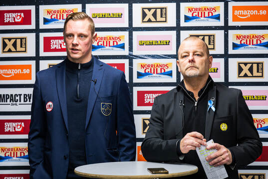 Djurgårdens tränare Robert Kimby och Brynäs tränare