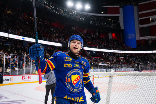 Djurgårdens Jesper Pettersson jublar