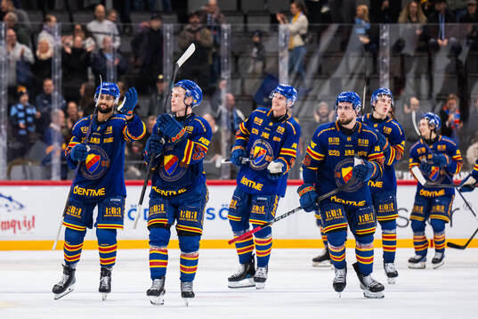 Djurgårdens spelare jublar