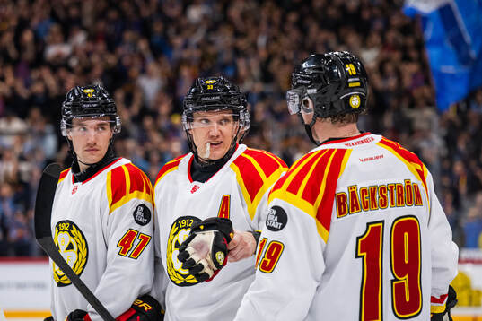 Brynäs Lucas Pettersson, Jakob Silfverberg och Nicklas