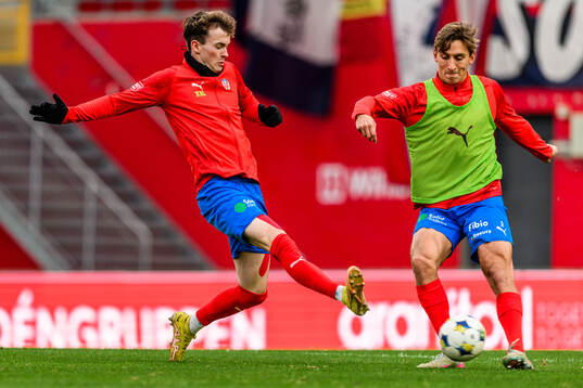 Helsingborgs Alexander Johansson och Wilhelm Nilsson