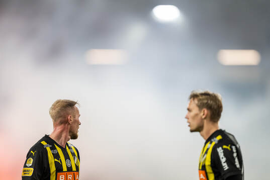 Häckens Mikkel Rygaard Jensen och Pontus Dahbo