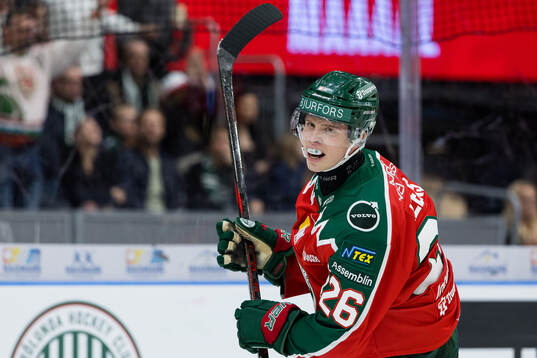 Frölundas Isac Heens jublar