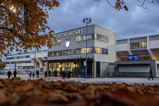 Exteriör vy av Platinumcars Arena