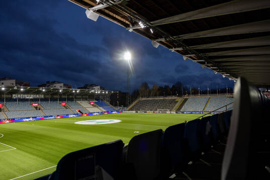 Interiör vy av Platinumcars arena