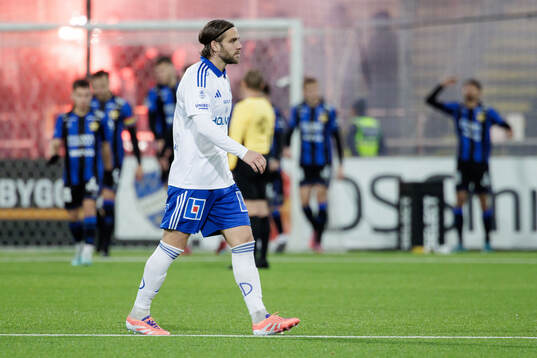 IFK Norrköpings Christoffer Nyman deppar
