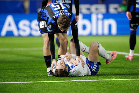 IFK Norrköpings Christoffer Nyman har ont
