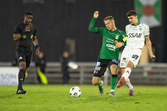 Varbergs Gustav Broman och Brages Amar Muhsin