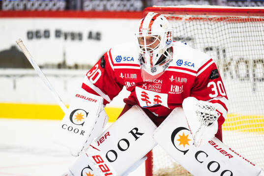 Timrås målvakt Jacob Johansson
