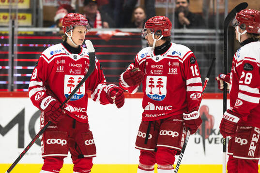 Timrås Eddie Genborg jublar