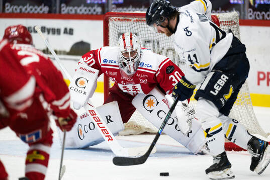 Timrås målvakt Jacob Johansson